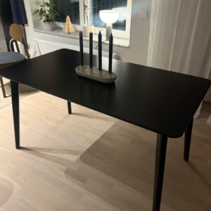 IKEA Matbord LISABO, svart 140x78 cm